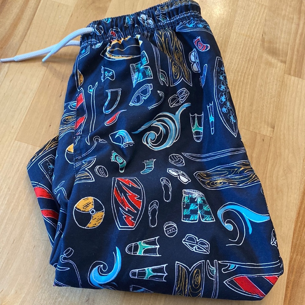 Lands End boys swim trunks